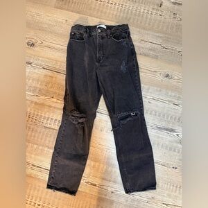 Abercrombie 90’s straight ultra high rise jeans